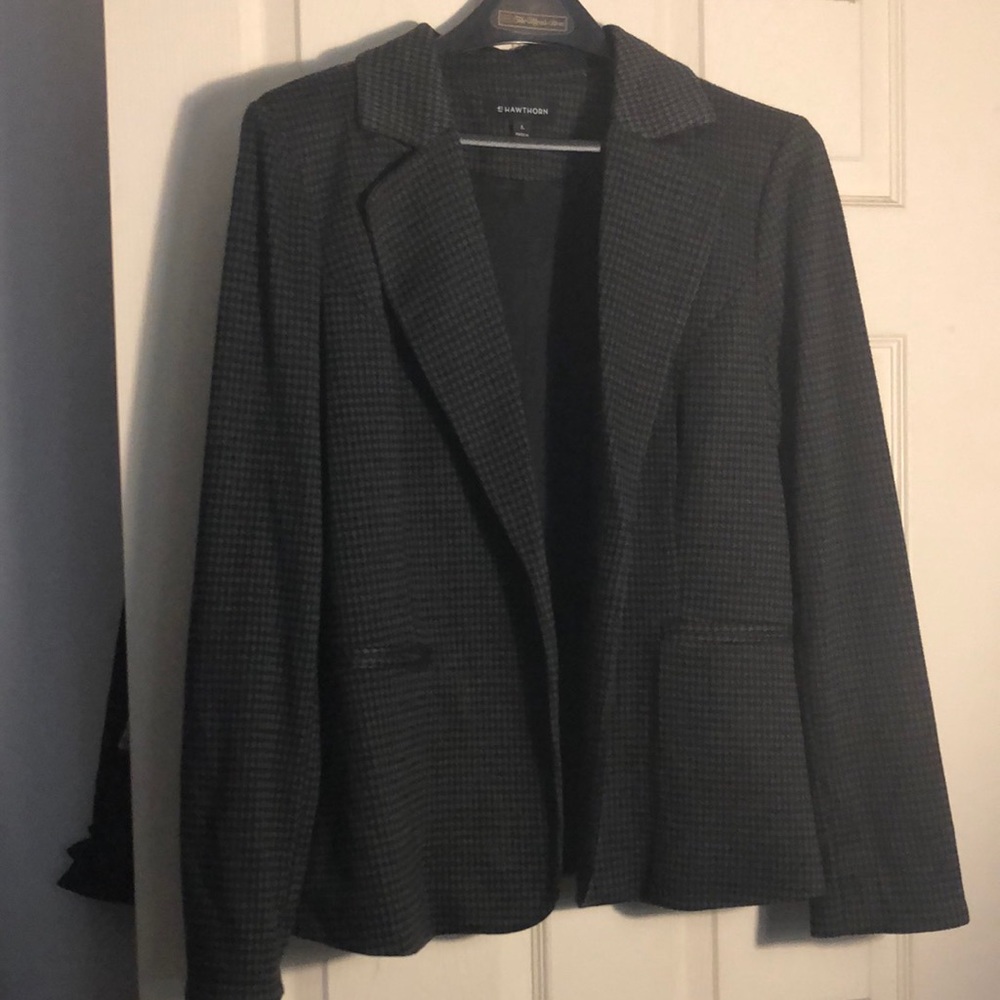 41 Hawthorne houndstooth woven blazer